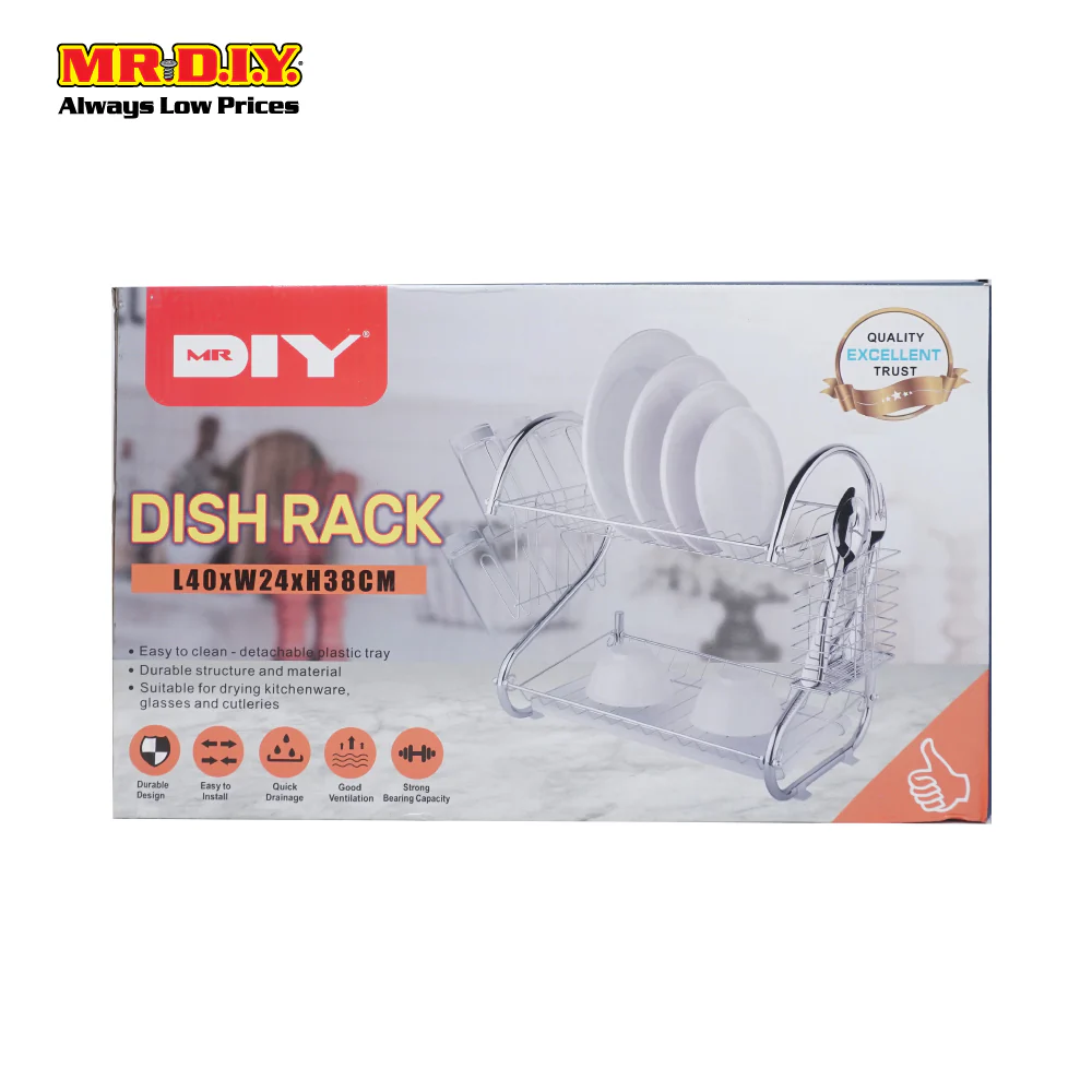 (MR.DIY) 2 Layer Dish Drain Rack - Image 2