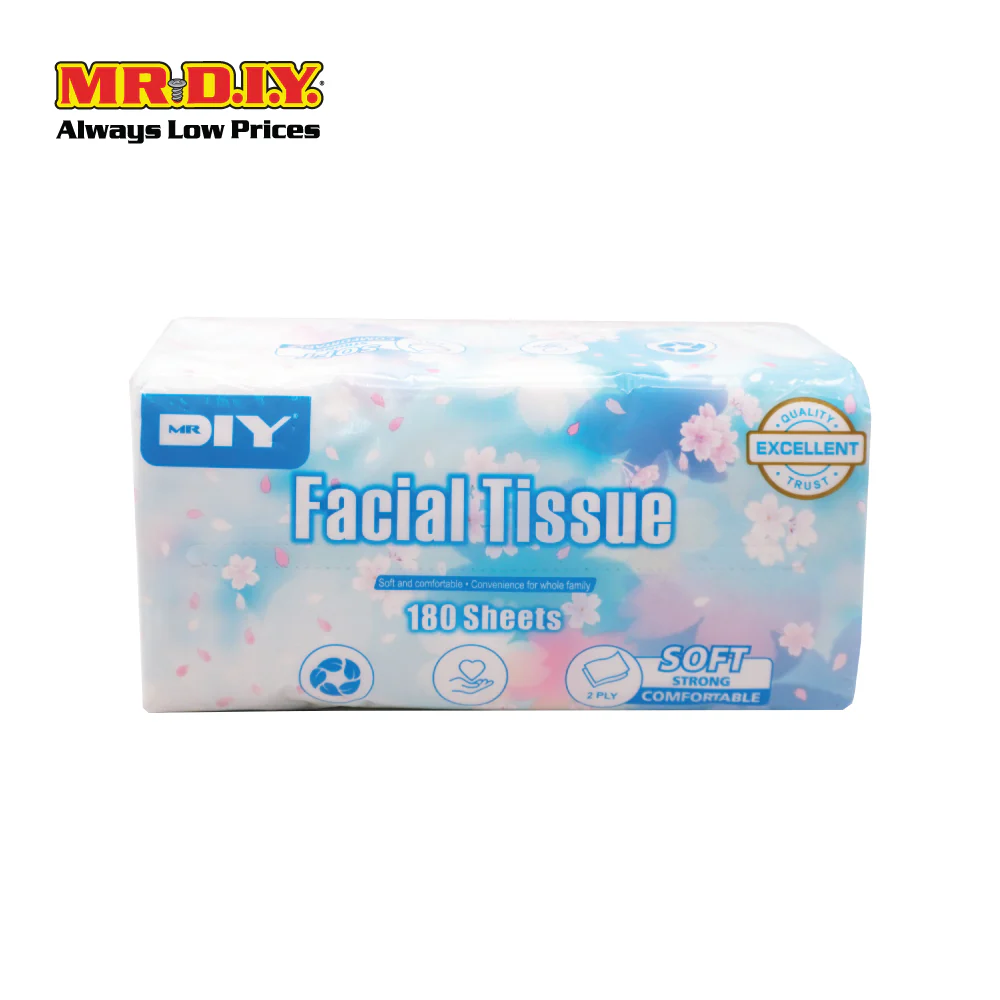 (MR.DIY) 2 Ply Facial Tissue (180 Sheets) - Image 3