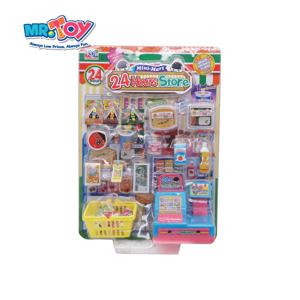 (MR.DIY) KAIDILONG 24 Hours Convenient Mini Mart Store Role Play Set - Image 2