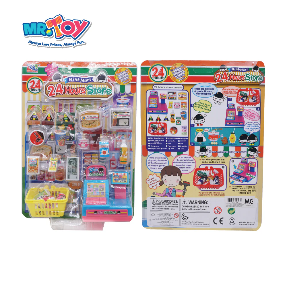 (MR.DIY) KAIDILONG 24 Hours Convenient Mini Mart Store Role Play Set - Image 4