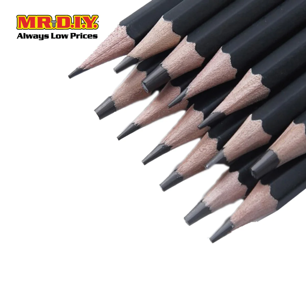 (MR.DIY) LITTLE TREE 2B Graphite Pencil Set [2.5mm] (12pcs) - Image 3