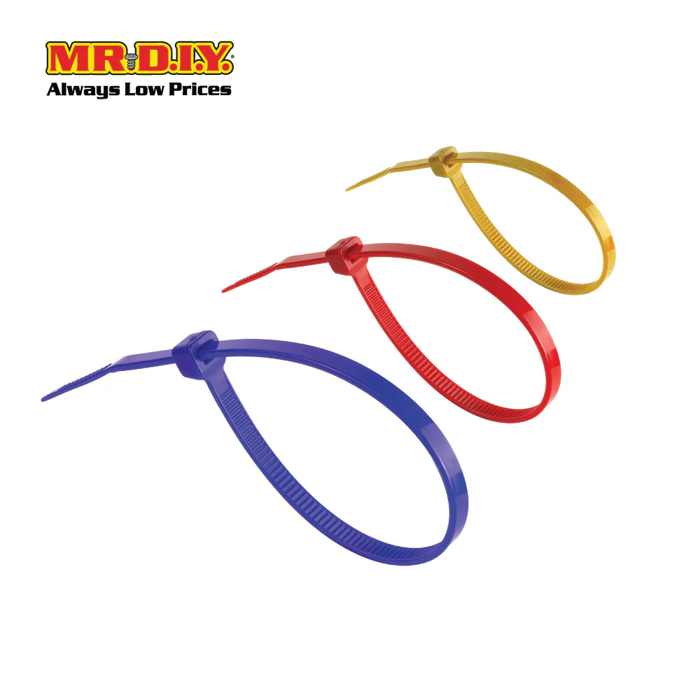 (MR.DIY) 3 Coloured Cabled Ties (50 pcs) - Image 3