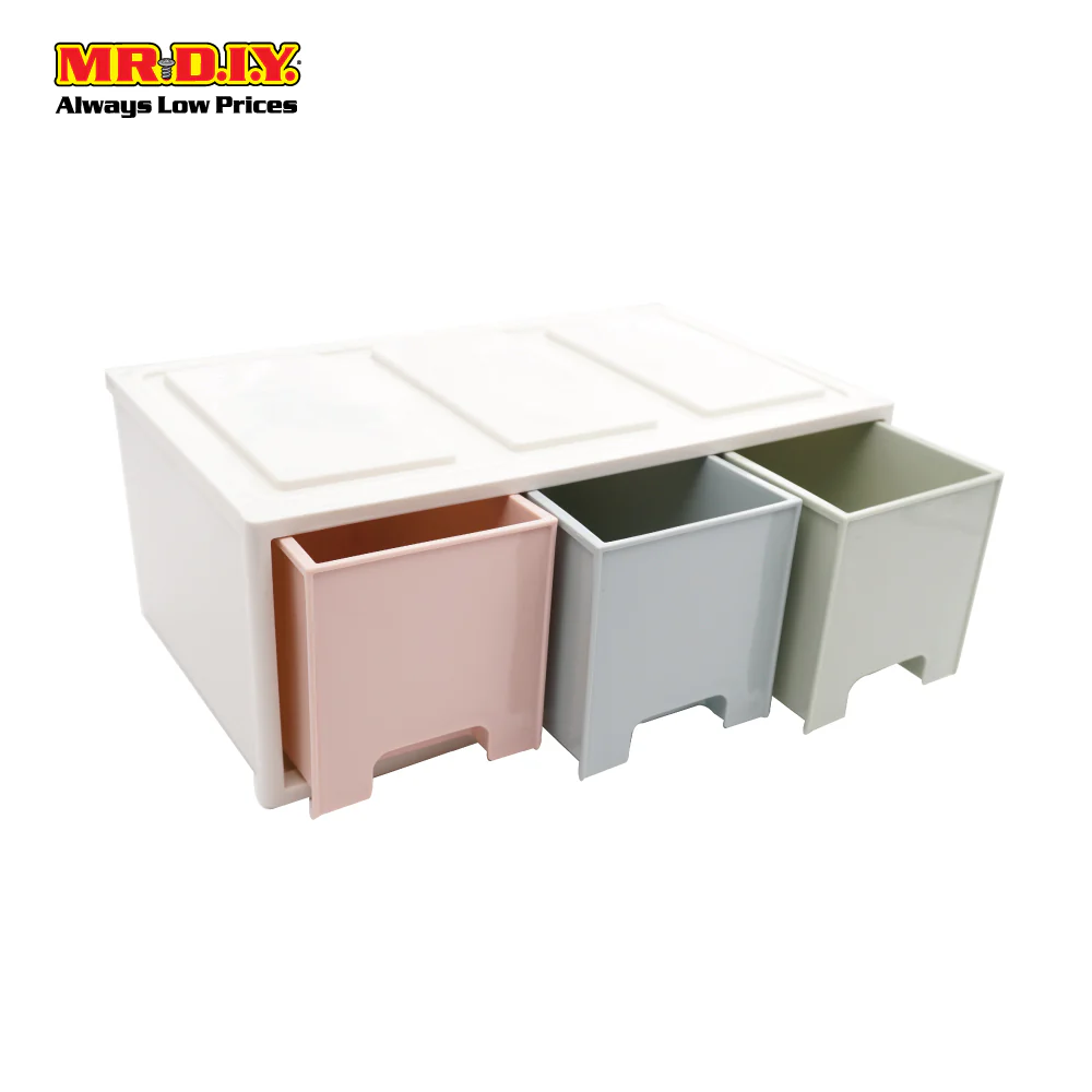 (MR.DIY) 3 Drawers Storage Box (32cm) - Image 2