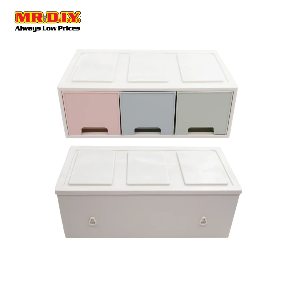 (MR.DIY) 3 Drawers Storage Box (32cm) - Image 4