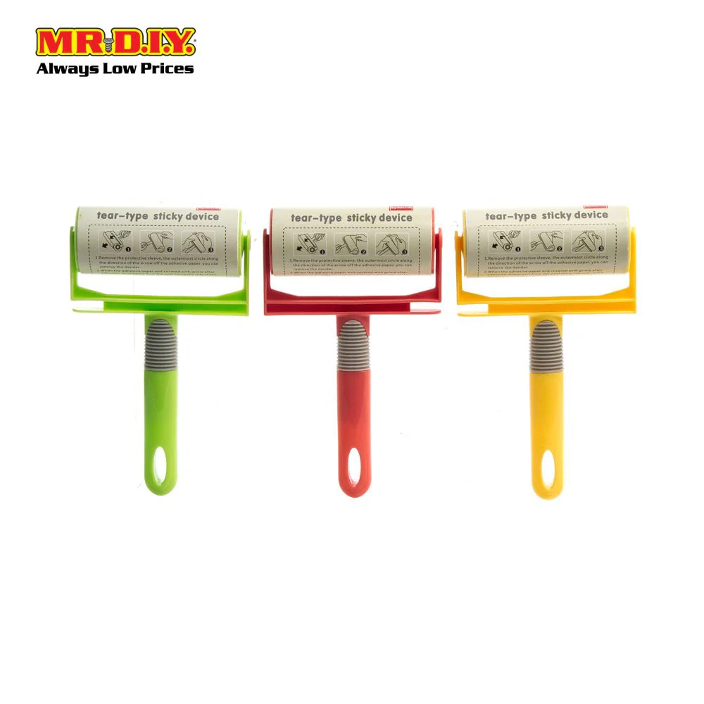 (MR.DIY) 3-in-1 Lint Roller Set With Lint Roller Refill (8.5cm x 7cm) - Image 3