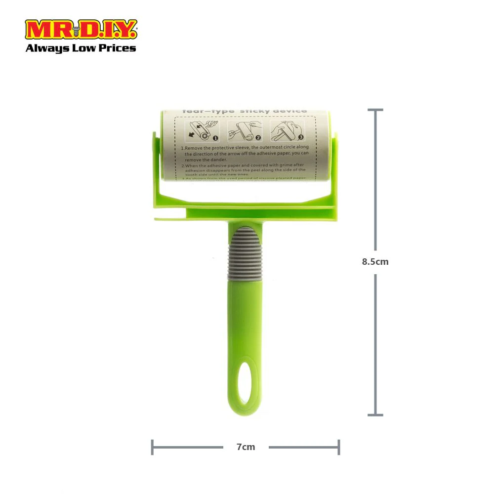 (MR.DIY) 3-in-1 Lint Roller Set With Lint Roller Refill (8.5cm x 7cm) - Image 4