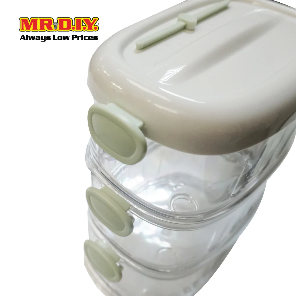 (MR.DIY) 3 Layer Food Container - Image 4