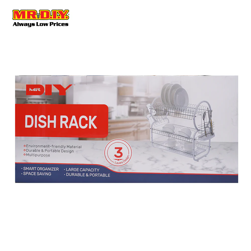 (MR.DIY) 3 Layer Tier Design Dish Drainer Rack - Image 5