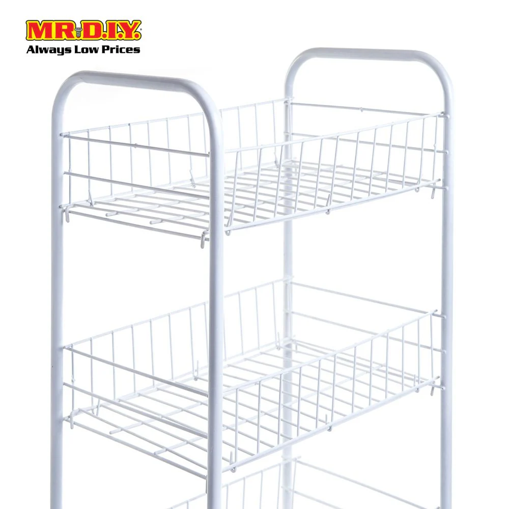 (MR.DIY) 3 Tier Wire Storage Cart - Image 3