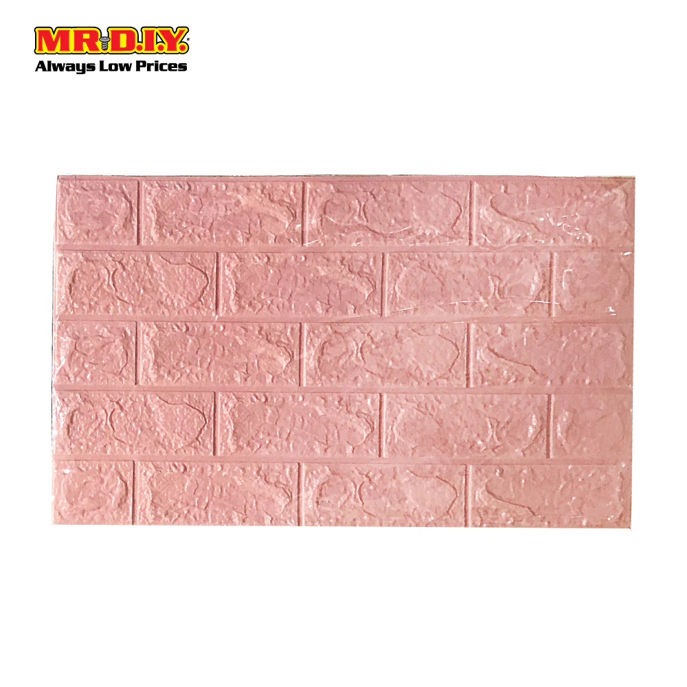 (MR.DIY) 3D Foam Brick Wall Sticker Wallpaper (70cm x 77cm) - Image 4
