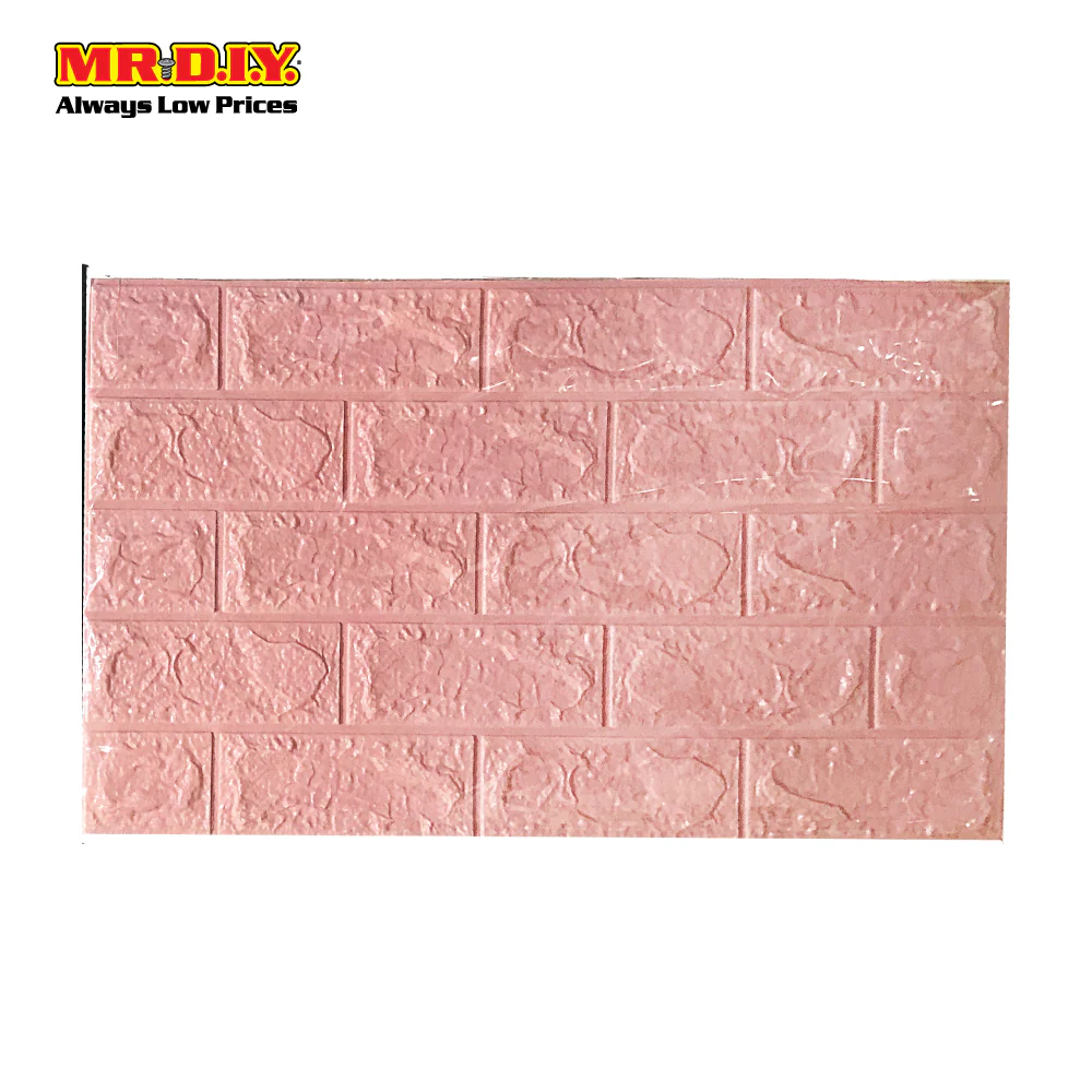 (MR.DIY) 3D Foam Brick Wall Sticker Wallpaper (70cm x 77cm) - Image 5