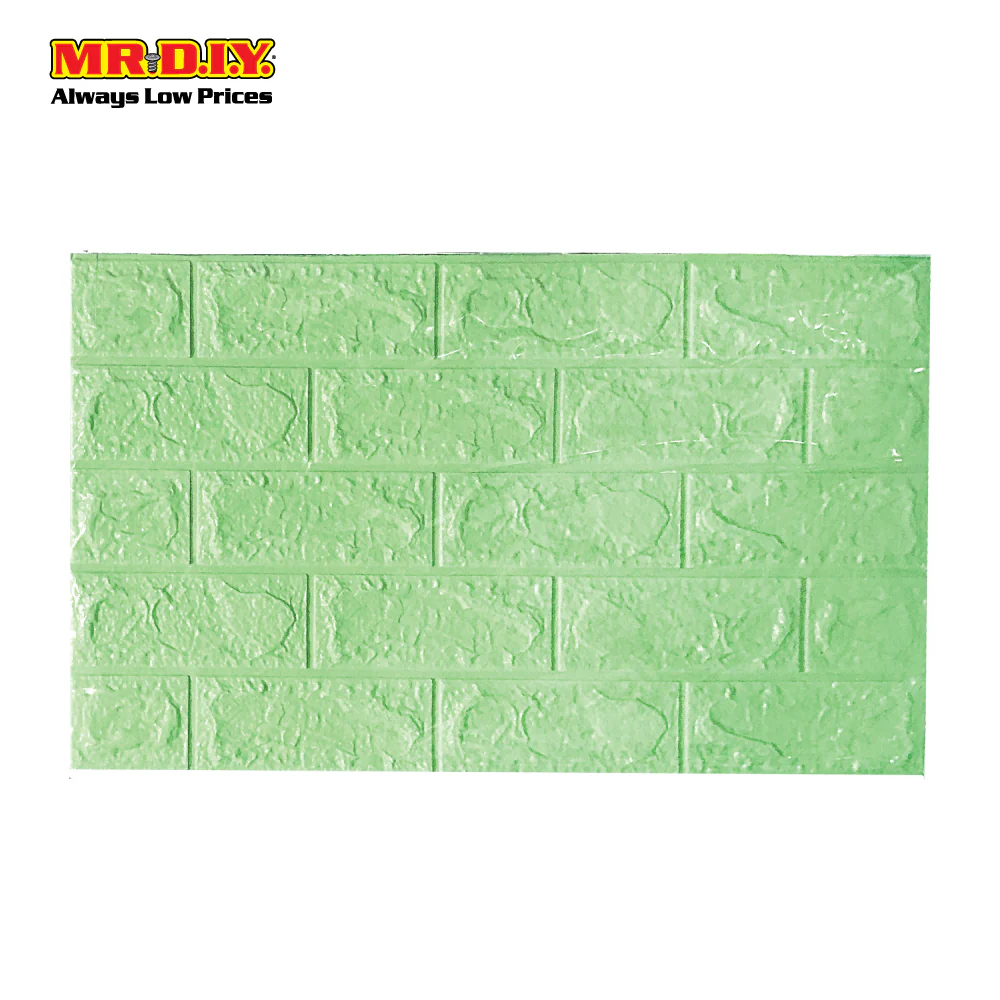 (MR.DIY) 3D Foam Brick Wall Sticker Wallpaper (70cm x 77cm) - Image 6