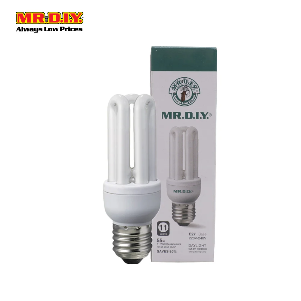 (MR.DIY) 3U Shape Bulb Daylight 11W - Image 4