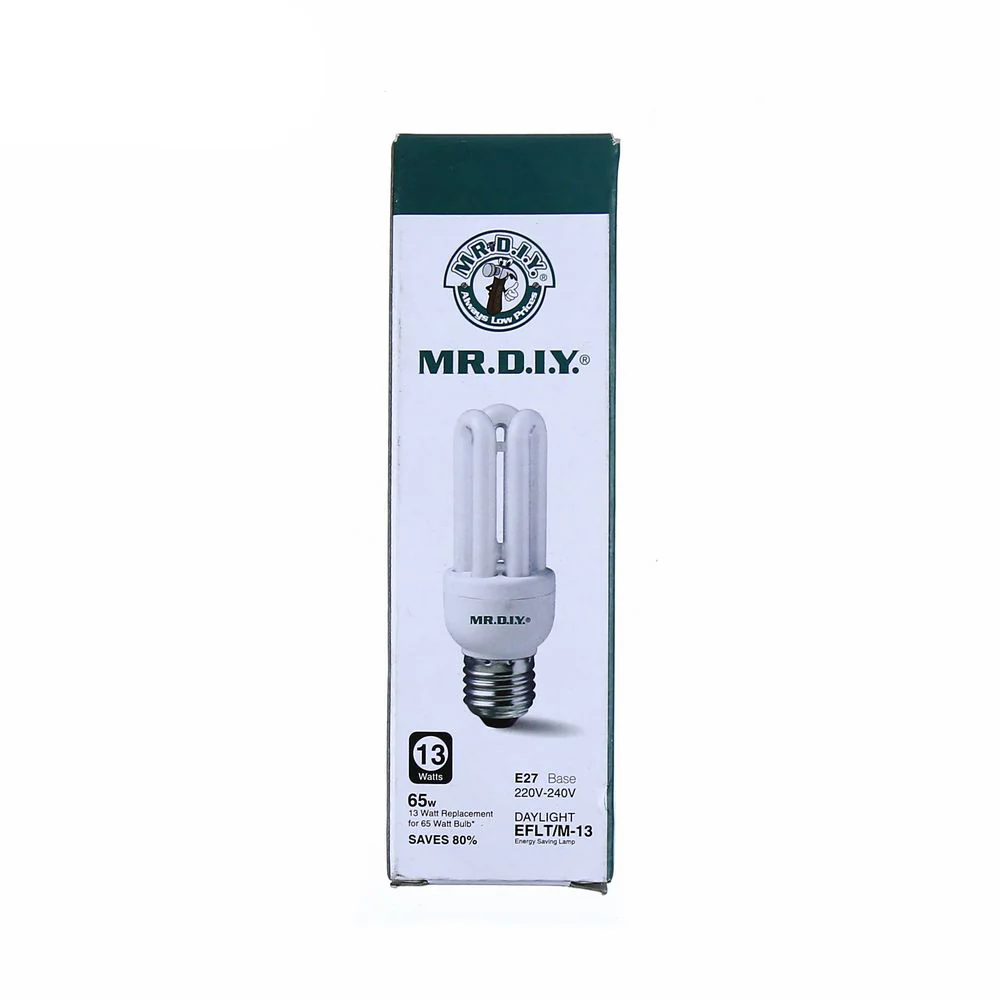 (MR.DIY) 3U Shape Bulb Daylight E27 (13W) - Image 4