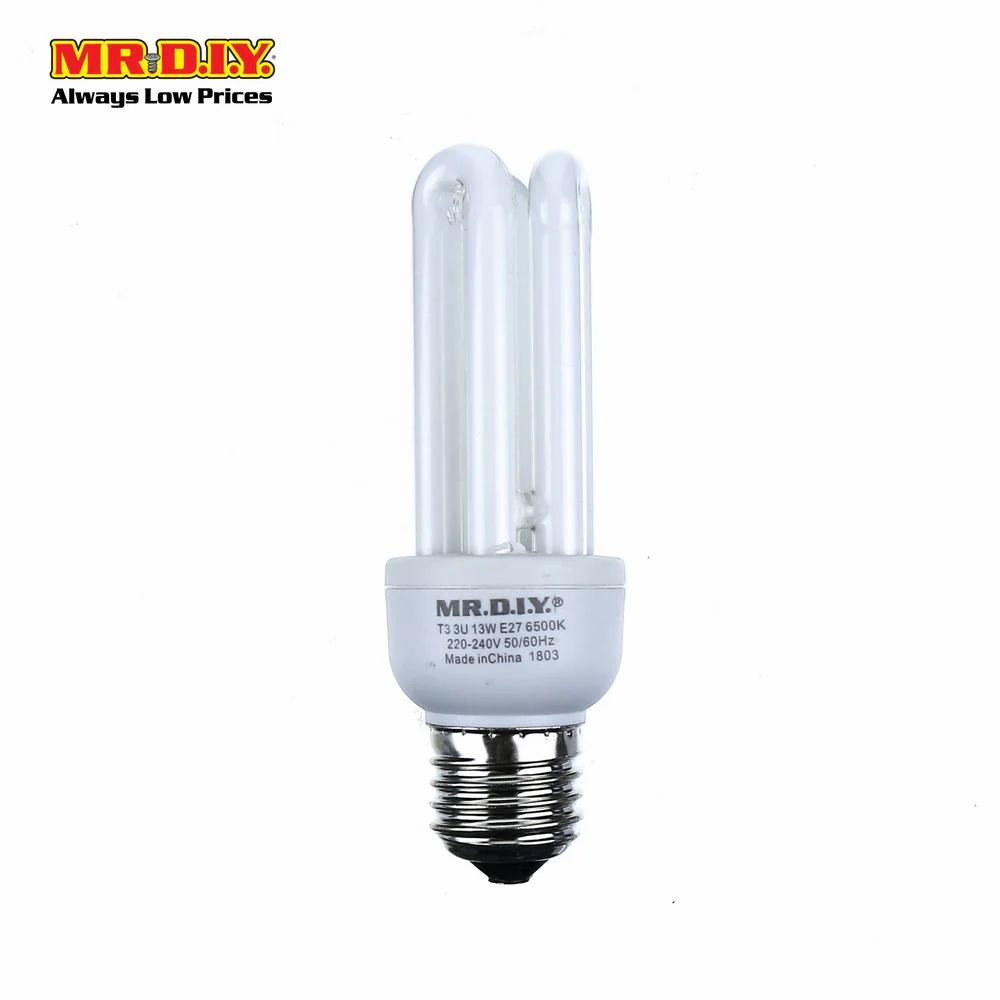 (MR.DIY) 3U Shape Bulb Daylight E27 (13W) - Image 5