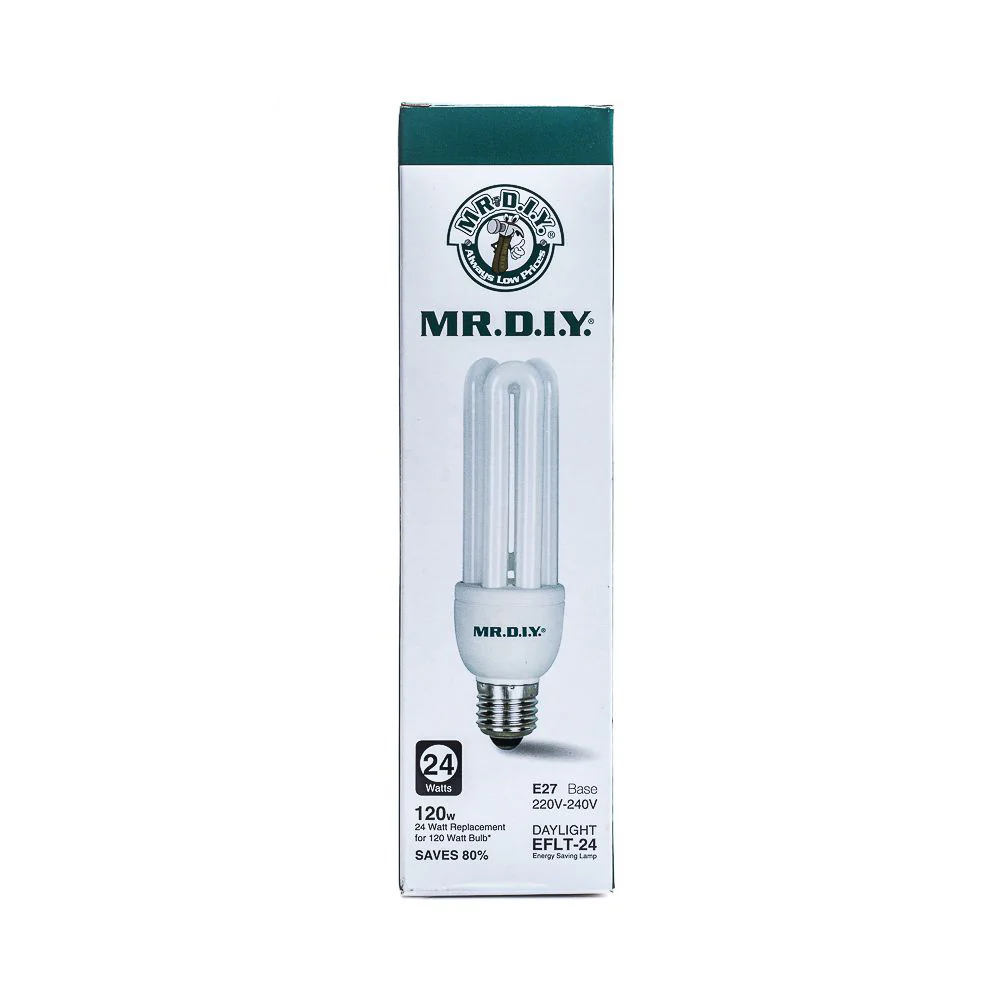 [BEST SELLER] (MR.DIY) 3U Shape Bulb Daylight E27 (24W) - Image 4