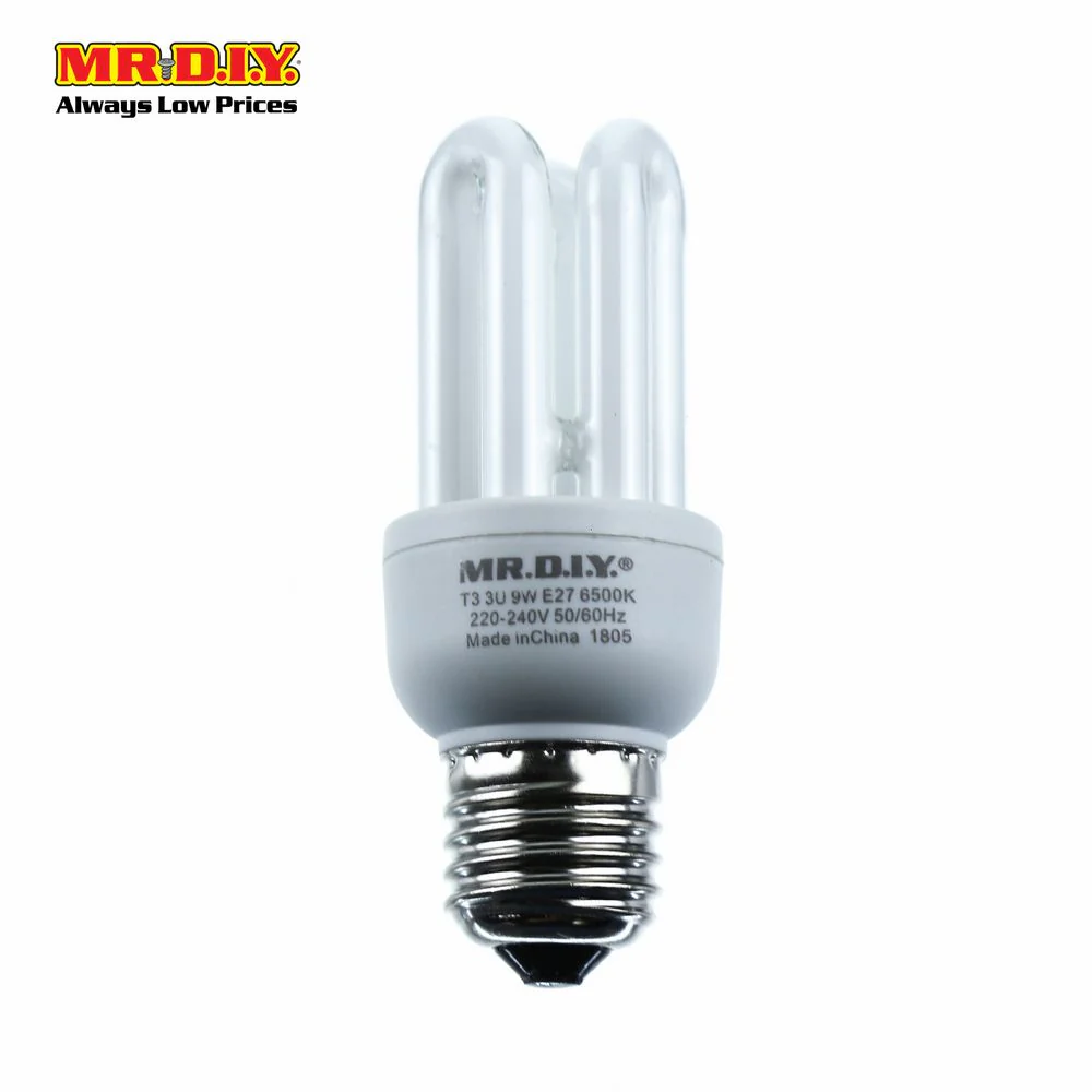 (MR.DIY) 3U Shape LED Bulb Daylight 9W (1pcs) - Image 3