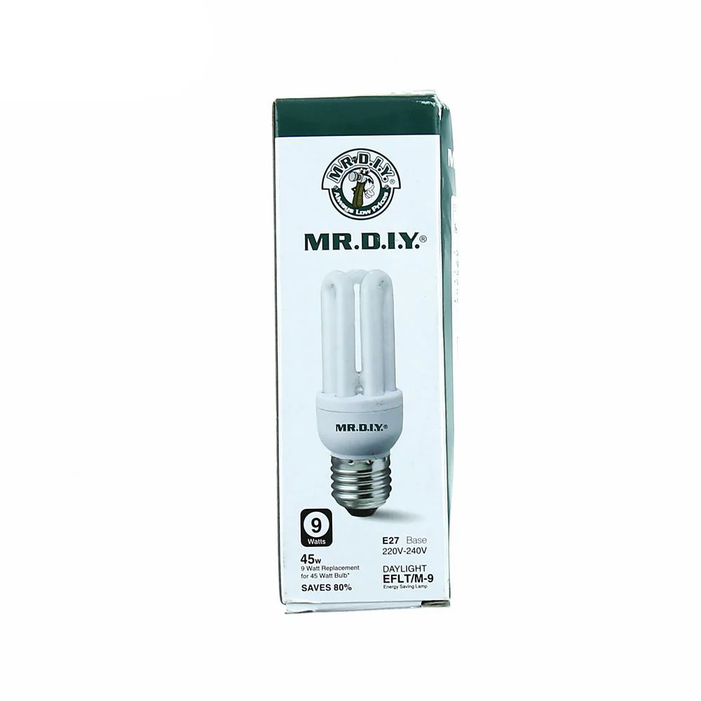 (MR.DIY) 3U Shape LED Bulb Daylight 9W (1pcs) - Image 4