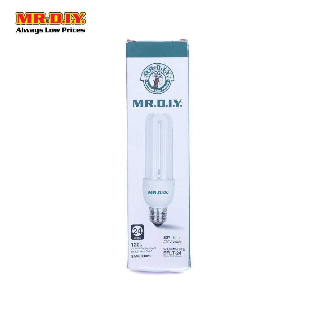 [BEST SELLER] (MR.DIY) 3U Shape LED Bulb Warm White E27 (24W) - Image 3