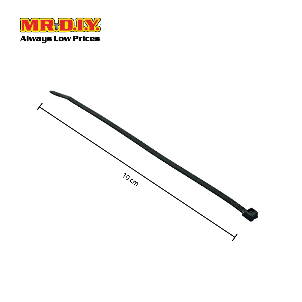 (MR.DIY) Black Cable Ties (3mm x 10cm) 1000pcs - Image 7