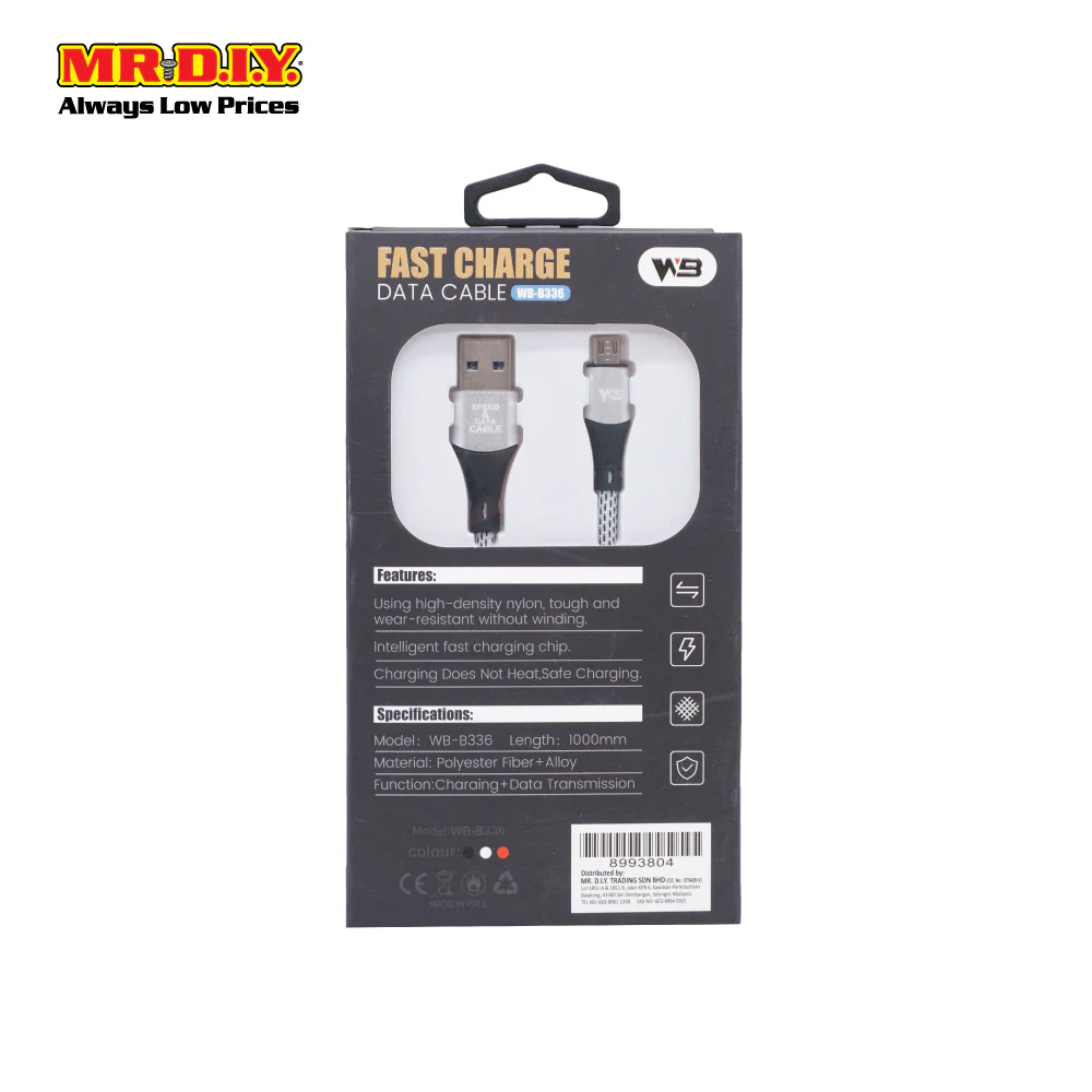 (MR.DIY) 4.1A Micro USB Cable (1 Meter) - Image 5
