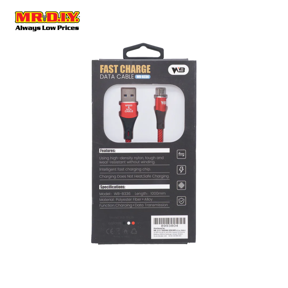 (MR.DIY) 4.1A Micro USB Cable (1 Meter) - Image 6
