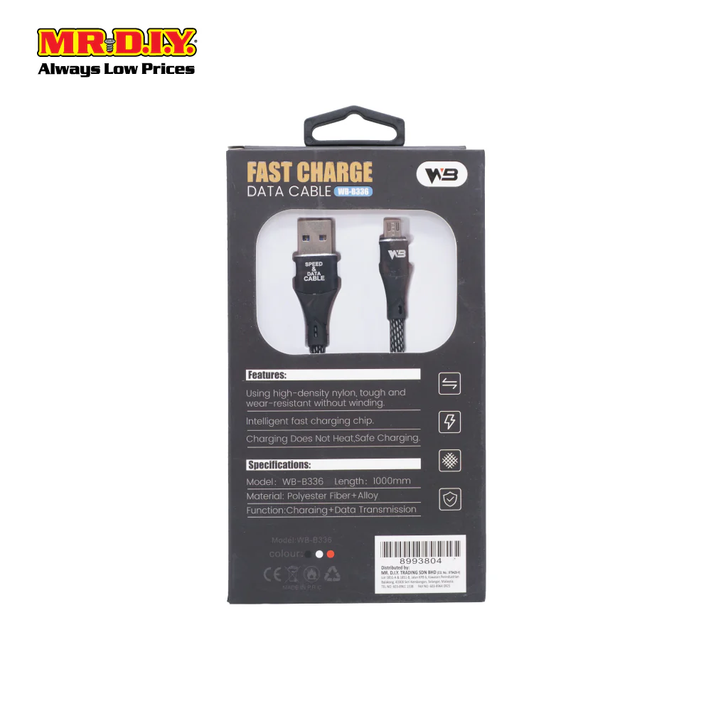 (MR.DIY) 4.1A Micro USB Cable (1 Meter) - Image 7