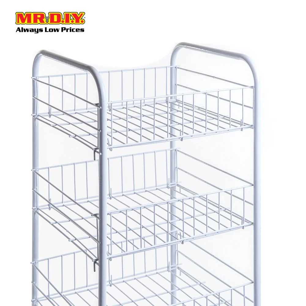 (MR.DIY) 4 Tier Wire Storage Cart - Image 3