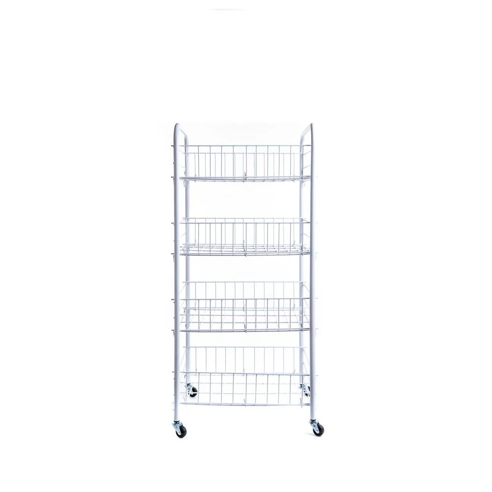 (MR.DIY) 4 Tier Wire Storage Cart - Image 4