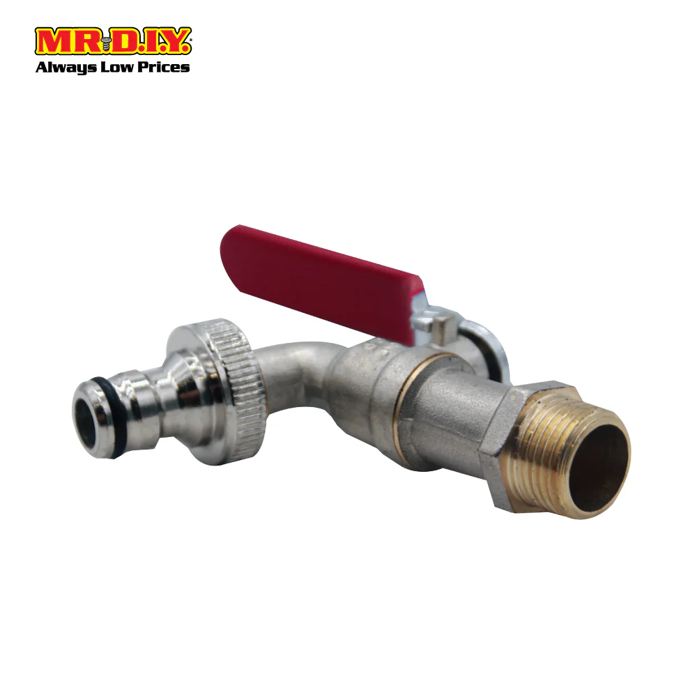 (MR.DIY)  89244  Copper Bib Tap 1/2" (Red handle) - Image 4
