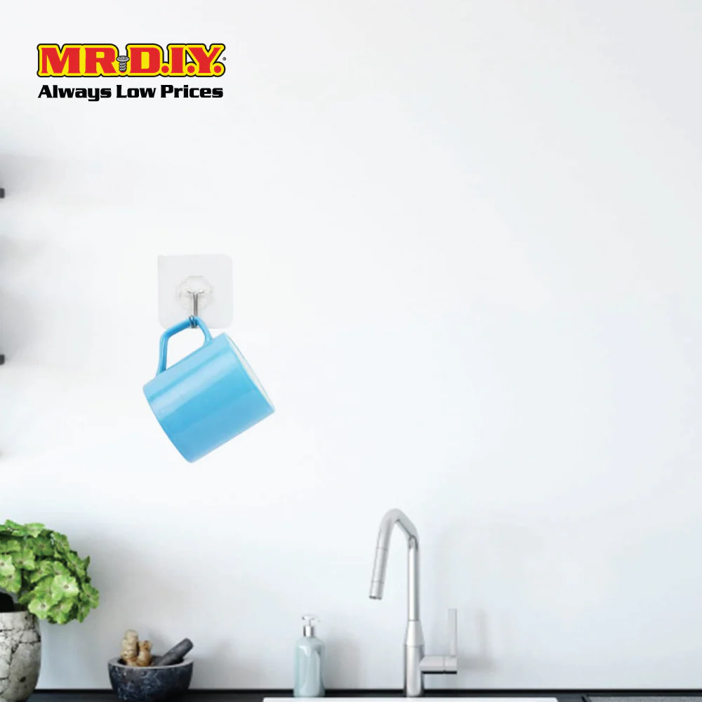 (MR.DIY) Adhesive Wall Hook With Flower Design (3 pcs) - Image 4