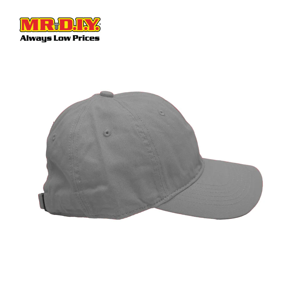 (MR.DIY) Adjustable Cotton Snapback Cap - GREY - Color Series - Image 2