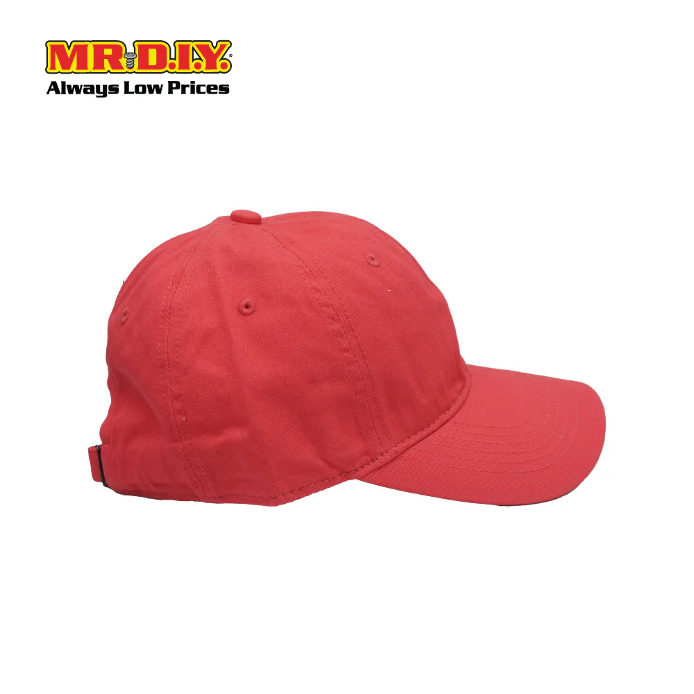 (MR.DIY) Adjustable Cotton Snapback Cap - RED - Color Series - Image 3