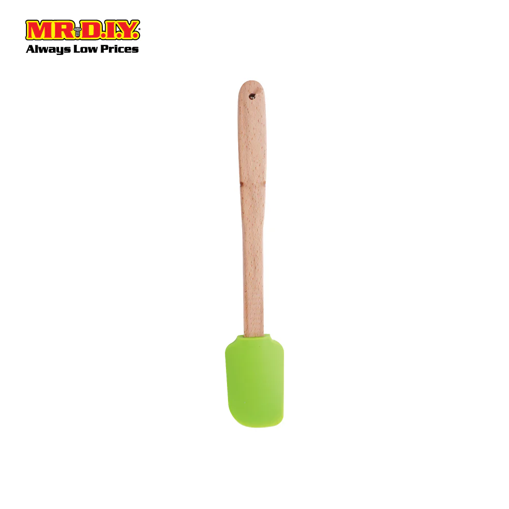 (MR.DIY) AIDAOU Wooden Handle Silicone Spatula (29cm) - Image 7