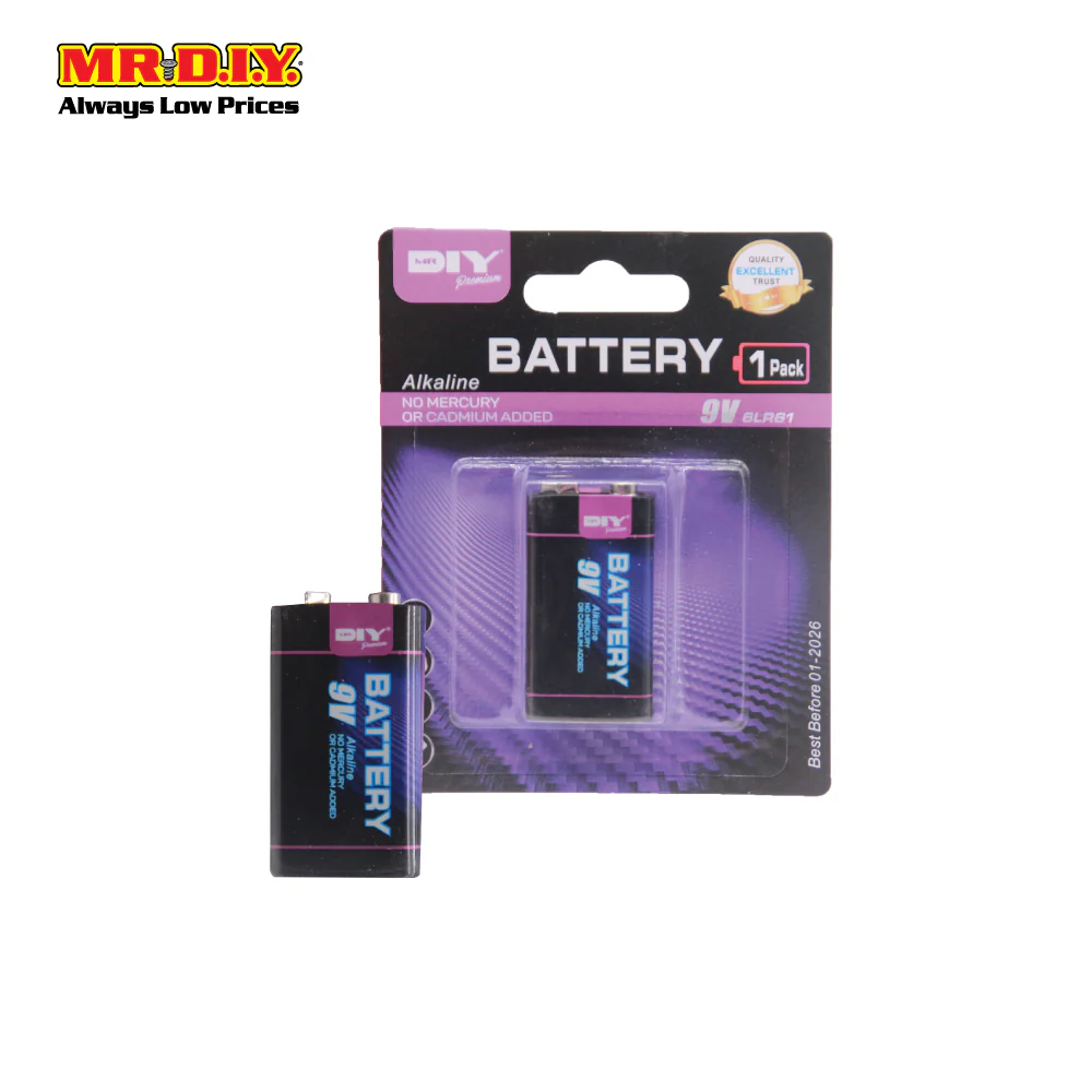 (MR.DIY) Alkaline 9V Battery - Image 3