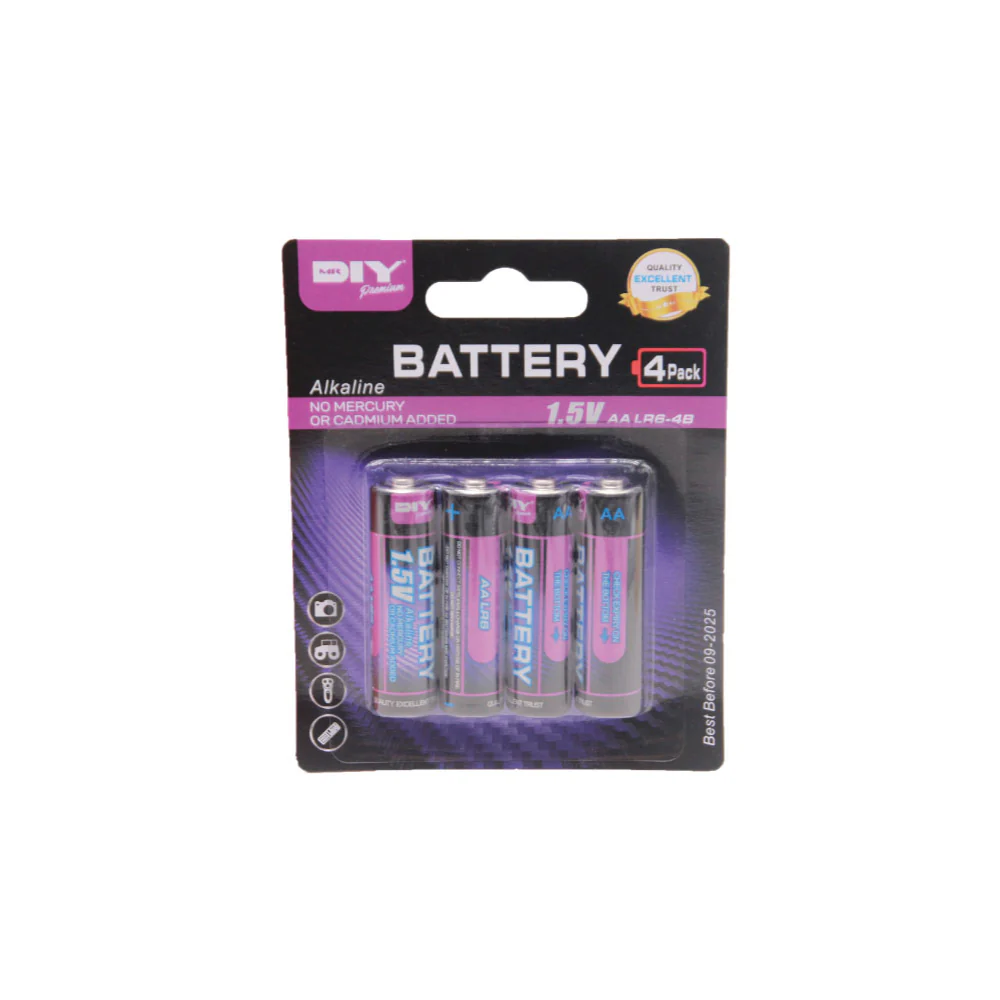 (MR.DIY) Alkaline AA Battery (4pcs) - Image 4