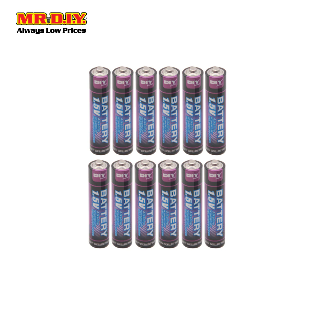 [BEST SELLER] (MR.DIY) Alkaline AAA Battery (12pcs) - Image 3