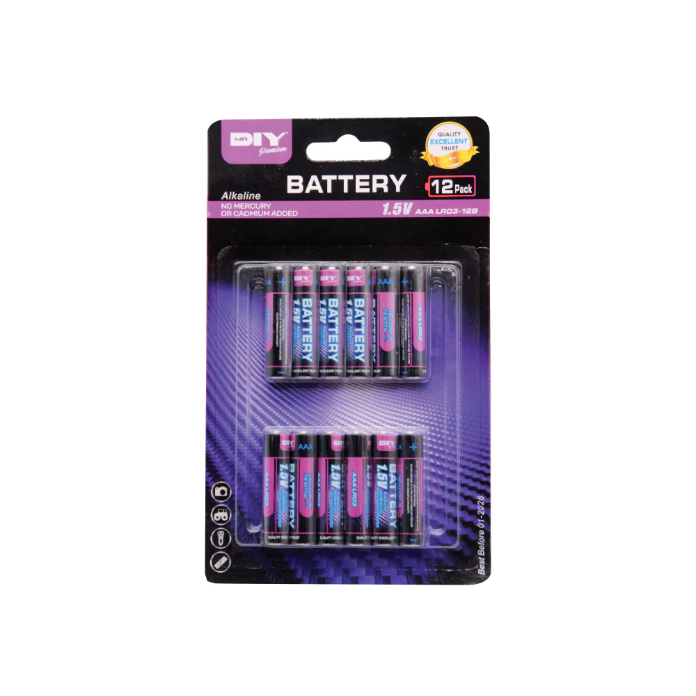 [BEST SELLER] (MR.DIY) Alkaline AAA Battery (12pcs) - Image 5