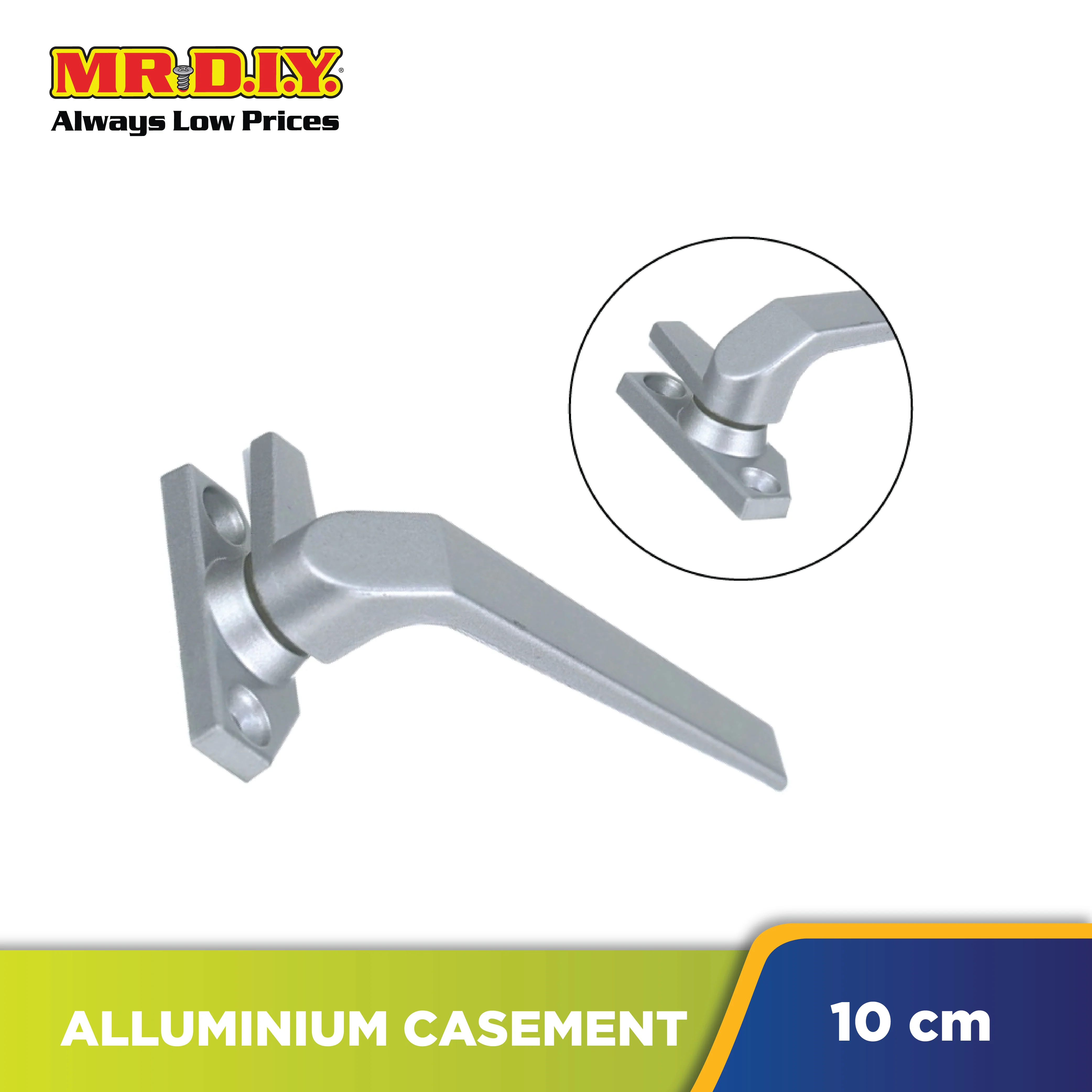 (MR.DIY) Alluminium Casement Window Stopper Left-Handle (10cm) - Image 2
