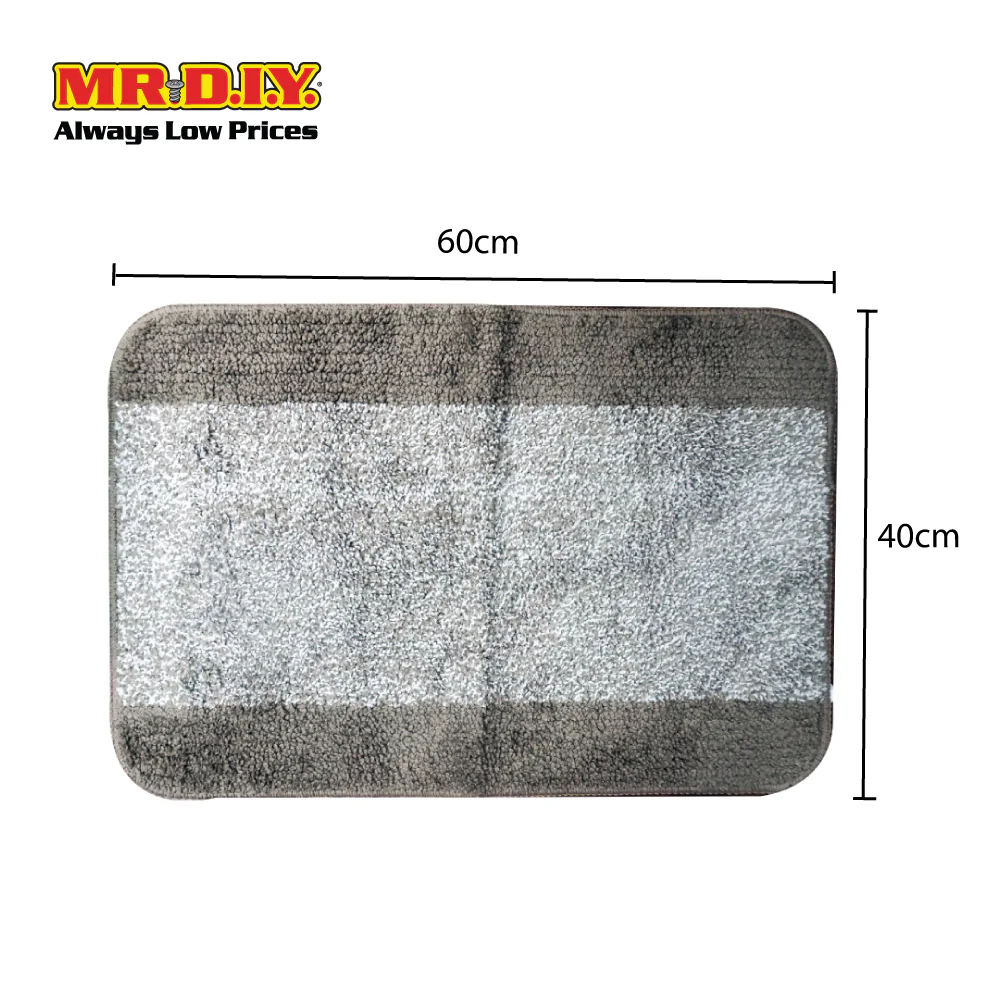 (MR.DIY) Anti-Slip Soft Tufted Rug Bath Floor Mat (40cm x 60cm) - Image 2