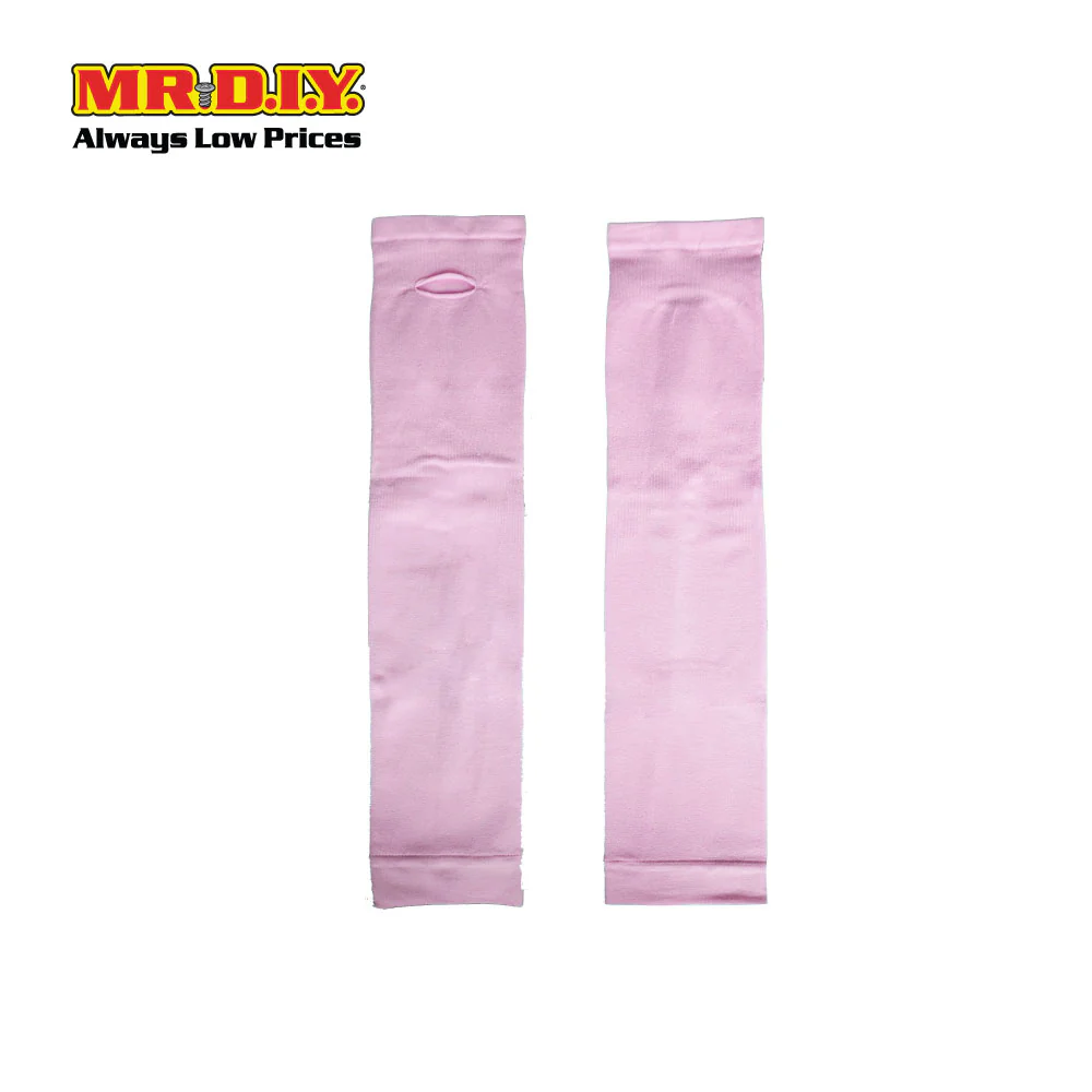 (MR. DIY) Arm Sleeve Handsocks Fingerless - LIGHT PINK - Color Series - Image 2