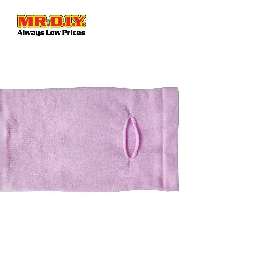(MR. DIY) Arm Sleeve Handsocks Fingerless - LIGHT PINK - Color Series - Image 4
