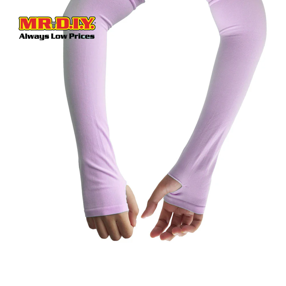 (MR. DIY) Arm Sleeve Handsocks Fingerless - LIGHT PINK - Color Series - Image 5