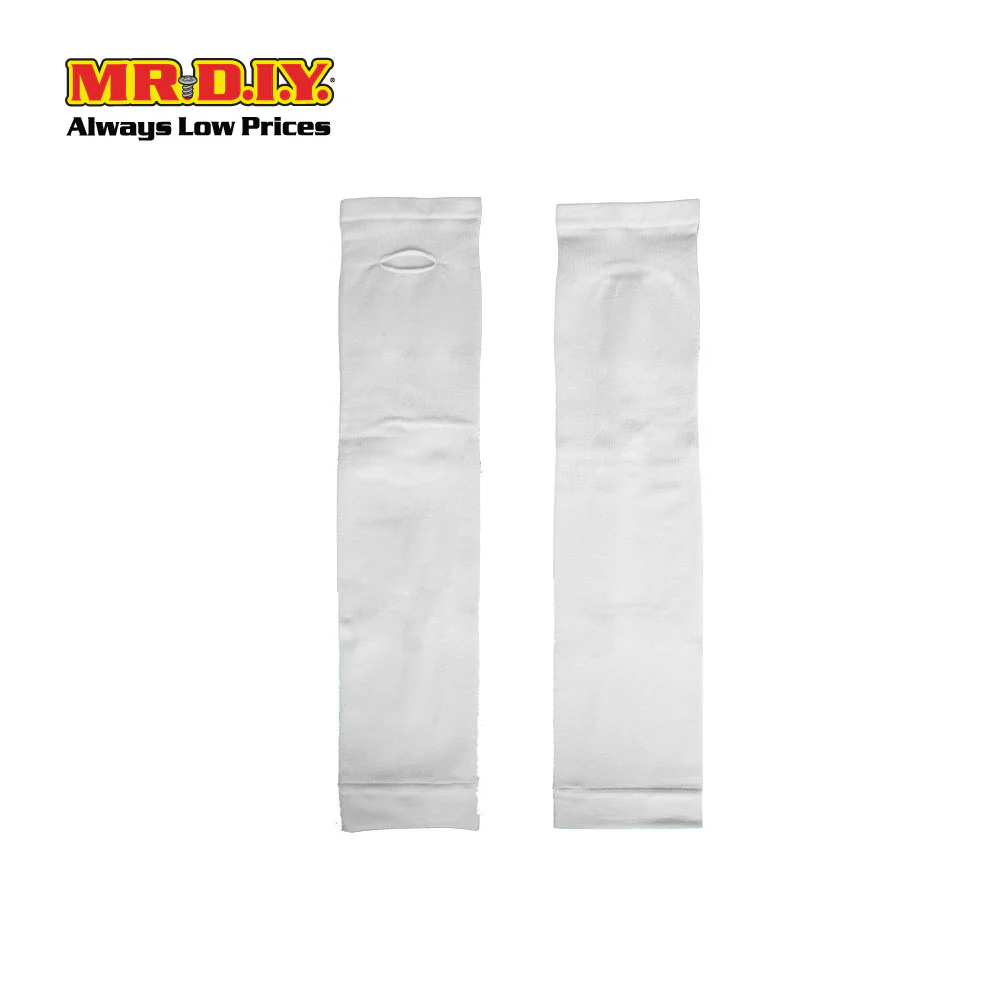 (MR. DIY) Arm Sleeve Handsocks Fingerless - OFF WHITE - Color Series - Image 2