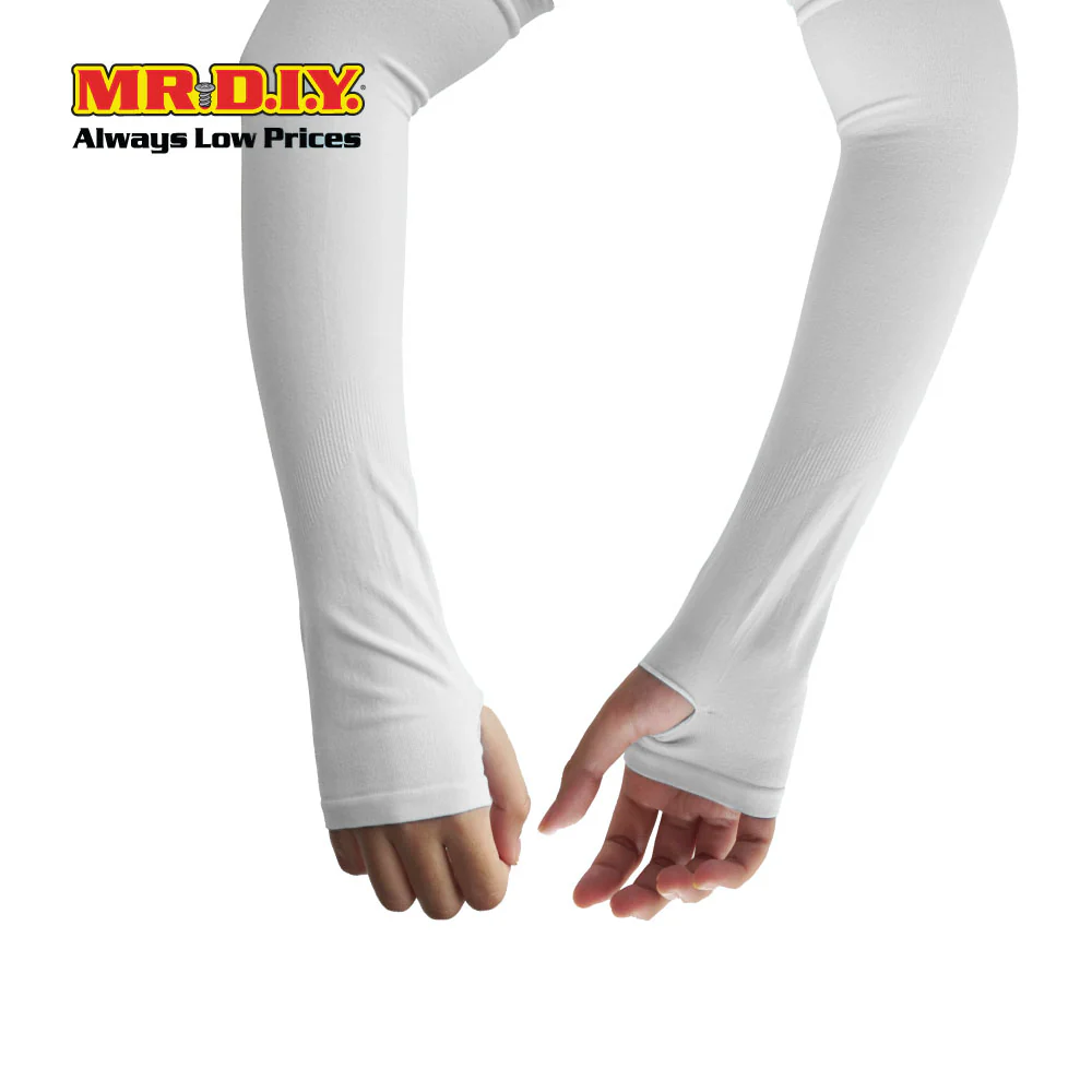 (MR. DIY) Arm Sleeve Handsocks Fingerless - OFF WHITE - Color Series - Image 5