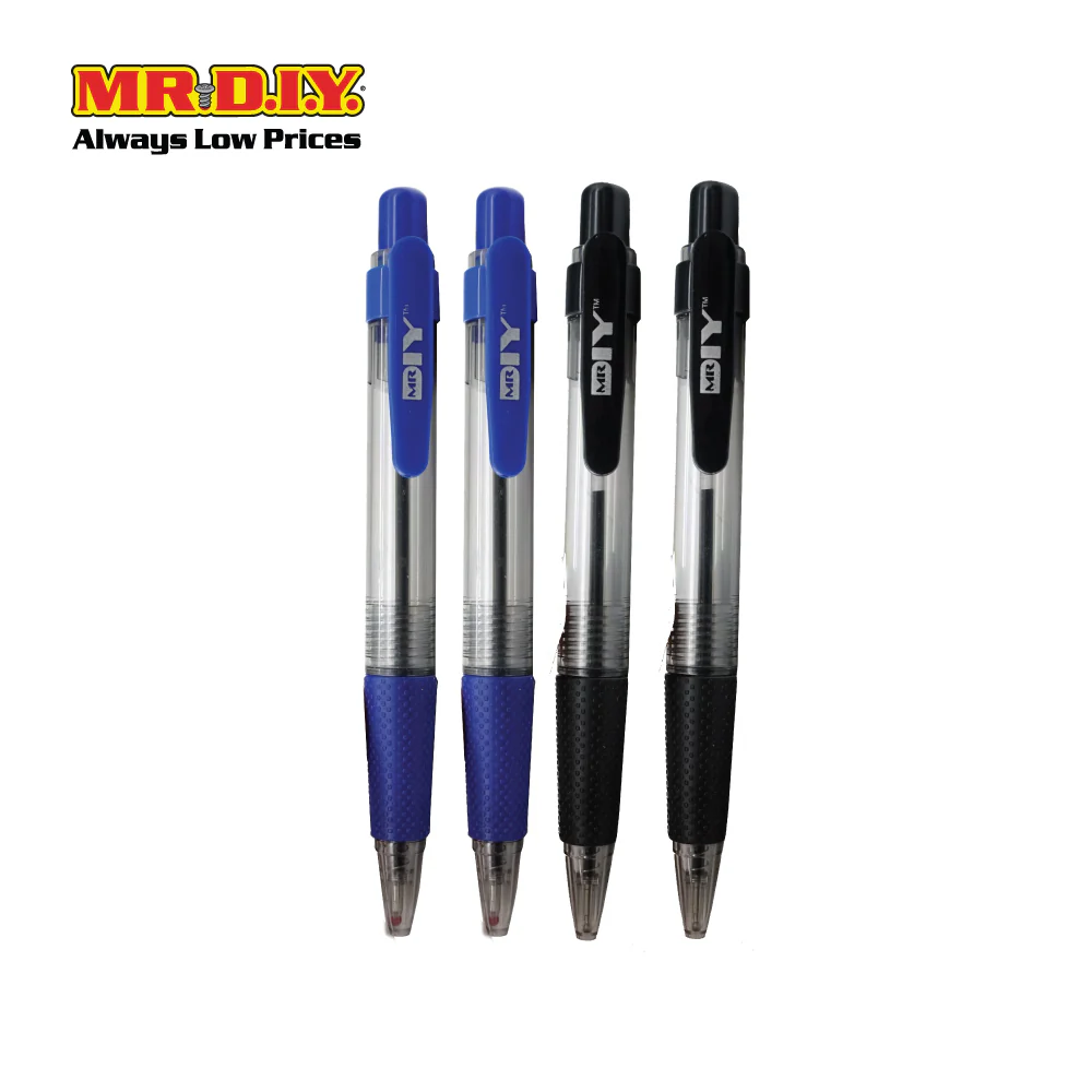 (MR.DIY) Ball Pen 0.7mm (4 pcs) - Image 3
