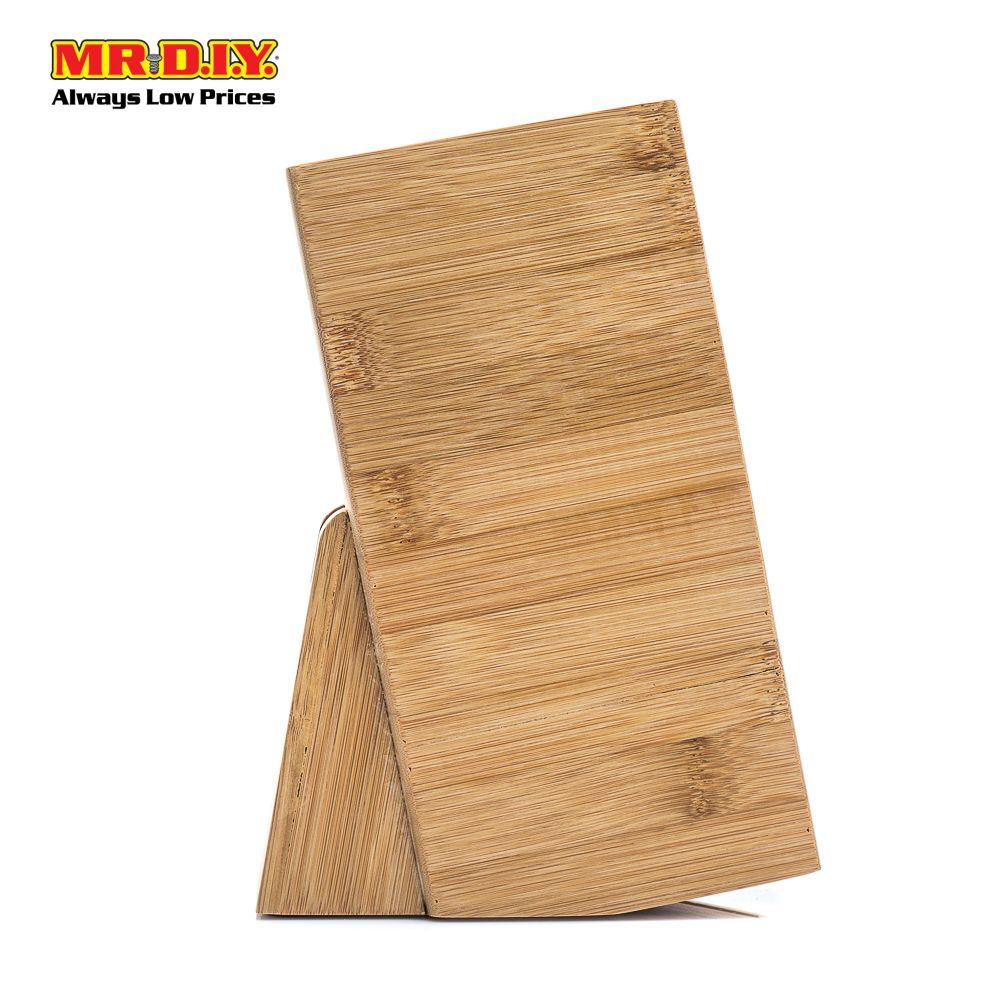 (MR.DIY) Bamboo Knife Holder Stand Storage (1pc) - Image 2