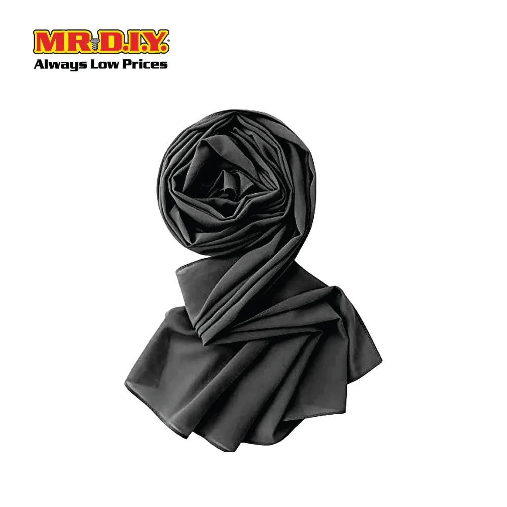 (MR. DIY) Basic Chiffon Scarf (45inch) - Black - Color Series - Image 3