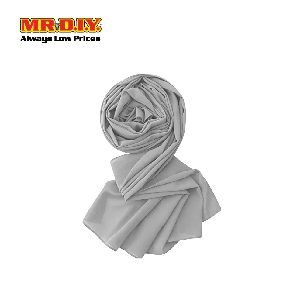 (MR. DIY) Basic Chiffon Scarf (45inch) - Grey - Color Series - Image 2