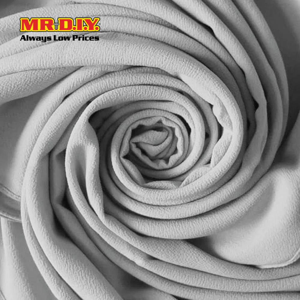 (MR. DIY) Basic Chiffon Scarf (45inch) - Grey - Color Series - Image 3